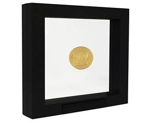 SAFE 4510 Floating Frame, Black, 27.5 x 22.5 cm, Coin Frame, Object Frame, Coin Stand, 3D Frame for Your Coins and Much More.