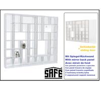 SAFE 5248-0 Setzkasten Display Case 34 Compartments Sliding Door Mirror Back
