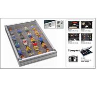 Safe 5617 ALU Compact Display Box 20 Compartments 36x49x40mm 295x203x45mm