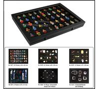 Lego Figures Display Case Black 45X36X49X43Mm Safe 5677 400X300X55Mm