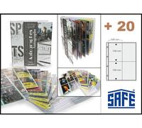 SAFE-7927 Autograph Card Insert Album Ring Binder A4 for 160 Cards