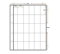 Safe Albums Large Cigarette Card Page - 25 Pocket (10)