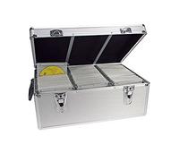 SAFE Albums Lockable Aluminium Storage Case. Comes Supplied with 250 Double Sided Wallets to House 500 CD's/DVD's