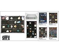 SAFE ALU Display Case Setzkasten Minerals 24 Compartments 65x58x43mm