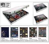 Alu Display Case Miniatures 12 Compartments 87x90x55mm SAFE 5375 395x300x65mm