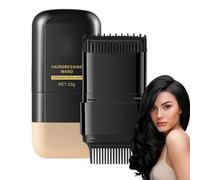 Safe and Convenient Comb Hair Concealer,Waterproof and Sweat-Proof Hair Dye Comb,2 in 1 Instant Ha/ir Colour Stick with Co/mb Applicator,Ha/ir Dye Co/mb Applicator for Root Touch Up,BLACK