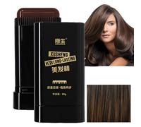 Safe and Convenient Comb Hair Dye,2-in-1 Hair Dye Comb,Fast-Acting Comb-Over D/ye,Waterproof and Sweat-Proof H/air D/ye C/omb,H/air Color Stick,Portable Ha/ir Colouring Cream(Black Brown,02#)