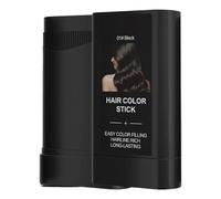 Safe and Convenient Comb Hair Dye, 2 in 1 Instant Black Hair Colour Stick with Comb Applicator,Sweat-Proof Hair Dye Stick for Gray Hair Coverage,Portable Hair Concealer for Women & Men (A, One Size)