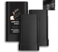 Safe and Convenient Comb Hair Dye, Hair Dye Comb for Gray Hair Coverage, Instant Waterproof & Sweat-Proof Hair Colour Stick, Semi-Permanent Black Hair Stick with Comb, Root Touch Up for Women Men,2Pcs