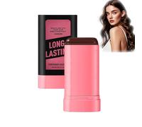 Safe and Convenient Hair Colour Stick, 2 in 1 Instant Brown Hair Colour Dye for Gray Coverage Root Touch-Up,Portable Temporary Hair Concealer Stick with Comb