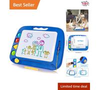 Safe and Fun Magnetic Drawing Board - Large Erasable Pad for Toddlers, 42x32cm