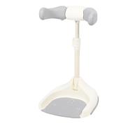 Safe and Robust Plastic Toddler Shower Stand Support, Adjustable Height Non Slip Base for Bath Time Enjoyment, Folding & Portable, Suitable for Storage & On The Go Use (Grey)