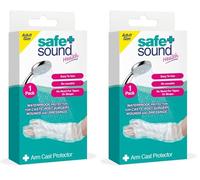 Safe and Sound Arm Cast Protector, Reusable Waterproof Protector for Casts, Post-Surgery Wounds and Dressings, 1 Per Pack (Pack of 2)