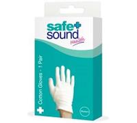 Safe And Sound Health Cotton Gloves 1 Pair Medium