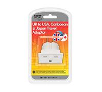 Safe and Sound USA, Caribbean and Japan Travel Adaptor - Single Socket (full list of countries below)