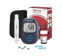 Safe AQ Air Blood Sugar Monitor/Test Kit with 25 Test Strips & 25 Lans