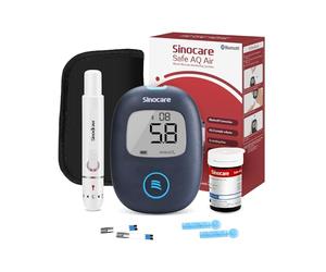 Safe AQ Air Blood Sugar Monitor/Test Kit with 25 Test Strips & 25 Lans