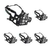 Safe BASKERVILLE ULTRA MUZZLE, Size 2, Patented Humane Design, Breathable, Dog can Pant and Drink, Adjustable, Padded, Dog Training Muzzle for Small & Medium Dogs, Prevents Biting, Wildlife Scavenging