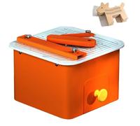 Safe Bladeless Craft Tool, Cardboard Saw, 45W Power, Adjustable Cutting Thickness 0-4mm, with Scrap Drawer, Angle Cutting, for DIY Crafts, Projects and Model Building