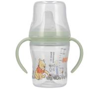 Safe Bottle for Learning to Drink, with Handles, Anti-Colic, Silicone Non-Spill Teat (Disney Winnie the Pooh A, 150, Millilitres)