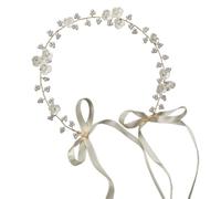 Safe Bowed Border Sequined Headpiece with Case Theme Plan Exemplary for Infants Infants and Special Incidents Not Jewelry Pearl Hair Addition Baby Friendly