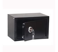 Safe Box, All-steel Anti-theft Mechanical Key, Can Be Inserted Into The Safe Of Home Convenience Store To Store Cash And Valuables Safe (Color: Black) safety box