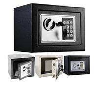 Safe Box For Home, High Security Steel Home Office Digital Electronic Safety Box with Two Keys Value Safe with Digital Keypad for Extra Security (Large 16L, Grey)