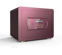 Safe Box for Home High Security Steel Small Home Office Digital Electronic Safe Box with Key Small Value Safe with Digital Keypad for Extra Security (Color : Purple)