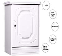 Safe Box,Household Password Wooden Shell Hidden Form Office Security Safes 55CM All Steel Inner Cabinet Can Be Fixed Into The Wall Mechanical Safe Deposit Box safety box