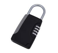 Safe Box, Mini Padlock Key Box, With Code 4 Digit Password Combination Safe Lock With Hook Metal Secret For Home Office