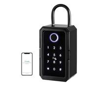 Safe Box, Outdoor Waterproof Safe Security Intelligent Password Storage Lock Tuya or TTLock APP Key Box Anti-Theft Box(TTLock Version)