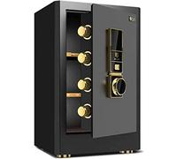 Safe Box Safe Home 60cm All-Steel Anti-Theft Small Safe Office File Cabinet Password Safe Box Into The Wall Bedside Table for Home and Office (Color : Black, Size : 60 * 40 * 36cm) Interesting Li