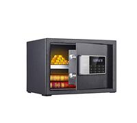 Safe Box,Small Password Key Double Insurance Safe Deposit Box All-steel Anti-theft Bedside Table File Cabinets 25cm Into The Wall/Into The Cabinet Office Safes Safe Cabinet