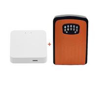 Safe Box, Tuya Smart Home Key Storage Secret Box APP Unlock Security Code Lock Waterproof Wall Mount Safe(Generation 3)