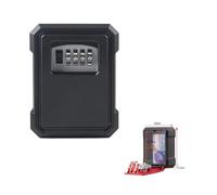 Safe Box, Wall Mount Key Storage Secret Box Organizer 4 Digit Combination Password Protection Code Lock Home Safe Deposit