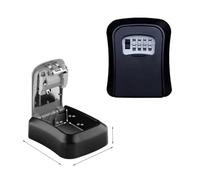 Safe Box, Wall Mount Key Storage Secret Box Organizer 4 Digit Combination Password Protection Code Lock Home Safe Deposit
