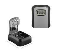 Safe Box, Wall Mount Key Storage Secret Box Organizer 4 Digit Combination Password Protection Code Lock Home Safe Deposit
