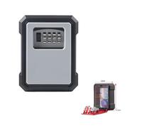 Safe Box, Wall Mount Key Storage Secret Box Organizer 4 Digit Combination Password Protection Code Lock Home Safe Deposit