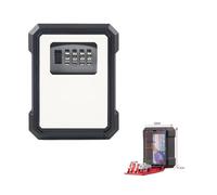Safe Box, Wall Mount Key Storage Secret Box Organizer 4 Digit Combination Password Protection Code Lock Home Safe Deposit