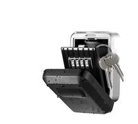 Safe Box, Wall Mount Key Storage Secret Box Organizer 4 Digit Combination Password Protection Code Lock Home Safe Deposit