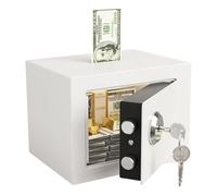 Safe Boxes for Home - Small Steel Protection Box for Money and Objects | Anti-theft Storage Organizer for Jewelry, and Documents Use at Home, Travel or