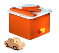 Safe Cardboard Cutting Tool for Kids 5+, DIY Craft STEM Toy for Creative 3D Building, Upcycled Power Cutter for School Projects