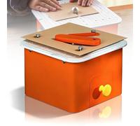 Safe Cardboard Cutting Toy for Kids, Cuts 0-4mm Thickness, Hidden Blade Design, Left-Handed Friendly, 5 Practice Sheets