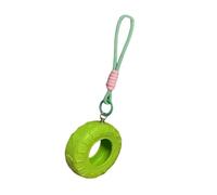 Safe Chews Proof Silicones Swing Toy Interactively Colorful Hanging Tire Toy with Adjustable Chain for Pet Exercise Space Saving Rodents Entertainment