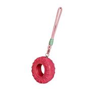 Safe Chews Proof Silicones Swing Toy Interactively Colorful Hanging Tire Toy with Adjustable Chain for Pet Exercise Multicolor Hamster