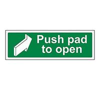 Safe Condition Door - Push Pad To Open - 300 X 100mm
