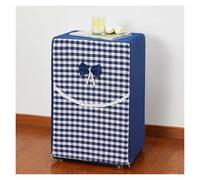 Safe Cover Checkered Pattern Full Cover, Flip-Up Quick Access Dust Cover for Safes/Racks, Multi-Purpose Furniture Protector(Blue,24x18x60"/60x45x150cm)