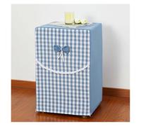 Safe Cover Checkered Pattern Full Cover, Flip-Up Quick Access Dust Cover for Safes/Racks, Multi-Purpose Furniture Protector(Light Blue,24x20x30"/60x50x75cm)
