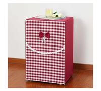Safe Cover Checkered Pattern Full Cover, Flip-Up Quick Access Dust Cover for Safes/Racks, Multi-Purpose Furniture Protector(Red,24x16x40"/60x40x100cm)