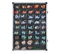 SAFE Display Case "Alu" - 45 Spaces (65mm high)